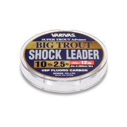 Леска VARIVAS Big Trout Shock Leader Fluorocarbon 30м 0,235мм(Япония)