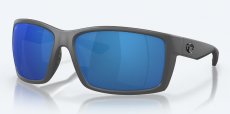 Очки поляризац.COSTA DEL MAR Reefton matte gray/blue mirror 580 стекло(США)