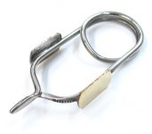 Перодержатель FLY-FISHING Brass Base Hackle Pliers small GN2670(Индия)