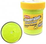 Паста форелевая BERKLEY Powerbait Natural Scent 1376753 50гр. цв.Chartreuse Glitter(США)