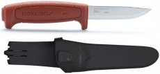Нож MORA Basic 511 с ножнами carbon steel цв.красный арт.12147/132417(Швеция)