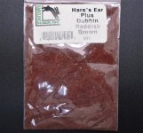 Даббинг HARELINE Hare's Ear Plus цв.reddish brown(США)