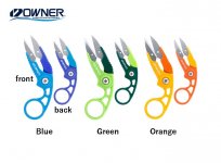 Ножницы OWNER для PE FT-10 цв.GRN(Япония)