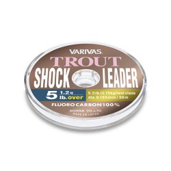 Леска VARIVAS Trout Shock Leader Fluorocarbon 30м 0,185мм(Япония)