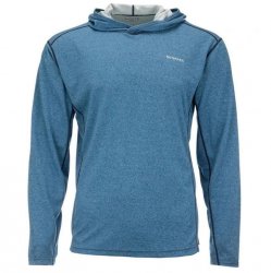 Футболка SIMMS BugStopper Hoody LS цв.nightfall heather р-р L(США)