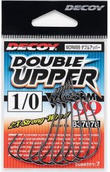 Крючки офсетные DECOY Worm 99 Double Upper №5/0 4шт.(Япония)