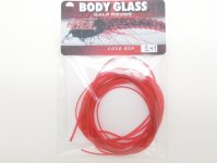 Материал для тела HENDS Body Glass Half Round 1,2мм цв.red pink 241(Чехия)
