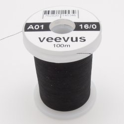 Нить монтажная VEEVUS 16/0 100м цв.A01(Дания)