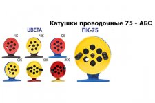 Катушка инерционная ПМ ПИРС ПК-75 (АБС) ЧК(Россия)