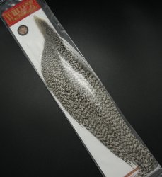 1/2 скальпа петуха WHITING градация bronze цв.grizzly(США)