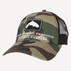 Кепка SIMMS Trout Icon Trucker цв.cx woodland camo(США)