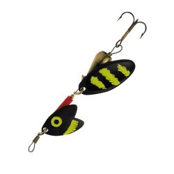 Блесна вращ. MEPPS Tandem Trout №1 цв.black/yellow(Франция)