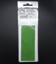 Имитация бородки пера павлина HARELINE Syntetic Quills Body цв.caddis green(США)