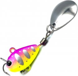 Тейл-спиннер UF STUDIO Hurricane 7,5гр. цв.violet chart(Россия)