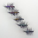 Мушка искуственная ЧЕРНАЯ РЕЧКА 5164 сухая Черный палмер кр.Mustad №14(Россия)