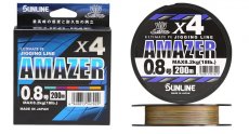 Шнур SUNLINE Salti Mate Amazer PE 4 200м р-р 0,6, 0,128мм(Япония)