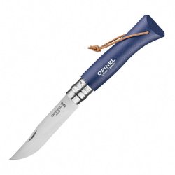 Нож OPINEL №8 VRI Trekking синий(нержав.сталь,лезвие 8,5см)(Франция)