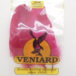 Перья гуся VENIARD Shoulder цв.magenta(Англия)