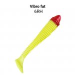Виброхвост CRAZY FISH Vibro Fat 5,8'' 14,5см цв.6RH кальмар 3шт.(Гонконг)