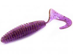 Твистер LUCKY JOHN Ultra Worm Curly 3