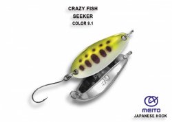 Блесна кол. CRAZY FISH Seeker 2гр. цв.9.1F(Тайвань)