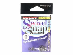 Вертлюг с застежкой DECOY Swivel Snap SN-9 №1 6шт.(Япония)