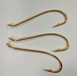 Крючки FLYFISHER KH 71590 Gold №2 10шт.(Корея)