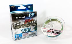 Шнур YGK G-Soul PE EGI Metal WX4 150м р-р 0,4, 0,10мм(Япония)