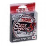 Шнур YO-ZURI PE Super Braid 8 цв.silver 150м р-р 1,2, 0,19мм(Япония)