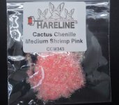 Синель HARELINE Cactus medium цв.shrimp pink(США)