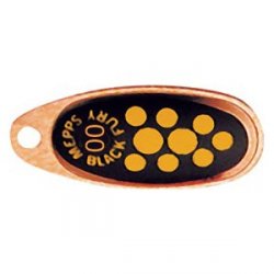 Блесна вращ. MEPPS Black Fury №1 желтые точки цв.медь(Франция)