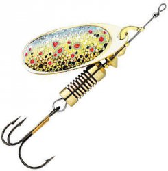 Блесна вращ. DAM Effzett Nature 3D Spinner 4гр. цв.brown trout 5130-004(Польша)