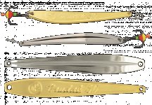 Блесна зим. ECOPRO Vandal 60мм цв.S/G(Россия)