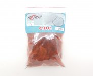 Перья CDC HENDS 1гр. цв.cinnamon CDC-1-11(Чехия)