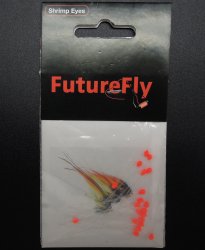 Глаза креветки FUTURE FLY Shrimps Eyes medium цв.fl.orange 20шт.(Дания)