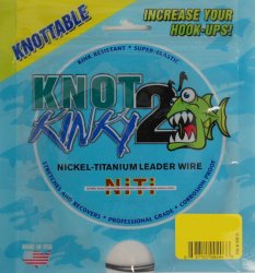 Поводковый материал KNOT2KINKY NI-TI 55lb(25кг) 15ft(4,6м)(США)