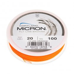 Бэкинг CORTLAND Micron цв.orange 250yd 30lb(США)