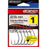 Крючки офсетные OWNER 4115 №2 6шт.(Япония)