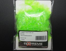 Синель TEXTREME Jumbo Cactus 30мм UV цв.120 fluo chartreuse(Италия)