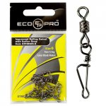 Вертлюг с застежкой ECOPRO Impressed Rolling Swivel with Italian Snap EP-303 №06 10шт.(Китай)