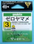 Крючки GAMAKATSU Zero Yamame №3 15шт.(Япония)
