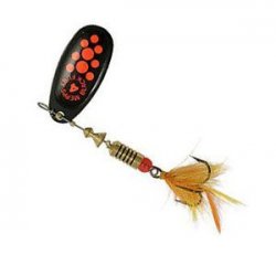 Блесна вращ. MEPPS Black Fury Mouche №0 цв.черный(Франция)