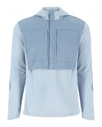 Рубашка SIMMS Latitude BiComp Hoody LS цв.steel blue/albacore р-р M(Китай)
