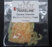Синель HARELINE Cactus medium цв.peachy flesh(США)