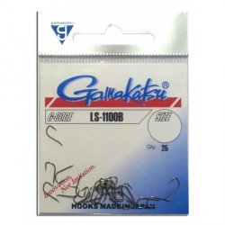 Крючки GAMAKATSU LS-1100 B №16 25шт.(Япония)