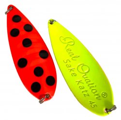 Блесна кол. FUJIWARA Salmon Katsu 45гр. цв.ladybug yellow 5135(Япония)