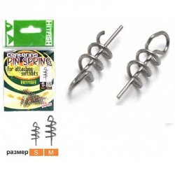 Спираль для крепления мягких приманок HITFISH Centering Pin Spring M 15шт.(Япония)