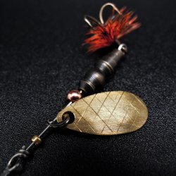 Блесна вращ. ШМАКОВКА Чебак 1,3гр. цв.чернь лат./латунь(Россия)