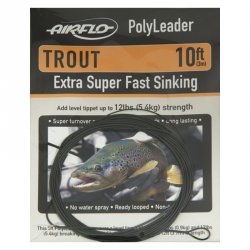 Подлесок PolyLeader AIRFLO Trout 10ft 12lb extra super fast sink(Англия)