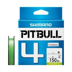 Шнур SHIMANO Pitbull 4 PE цв.lime green 150м р-р 2,0, 0,235мм(Япония)